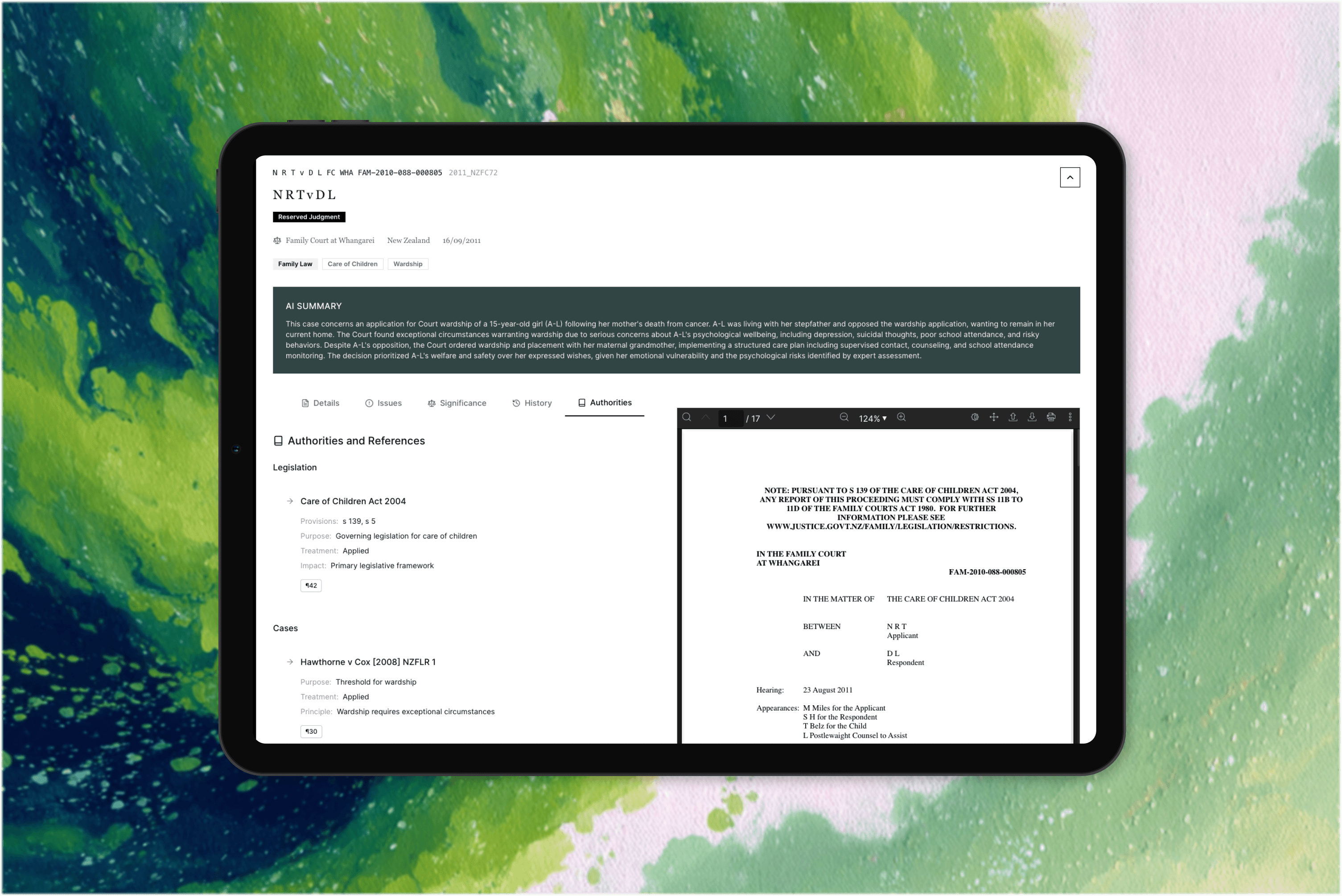 DONNA - AI Legal Research Assistant
